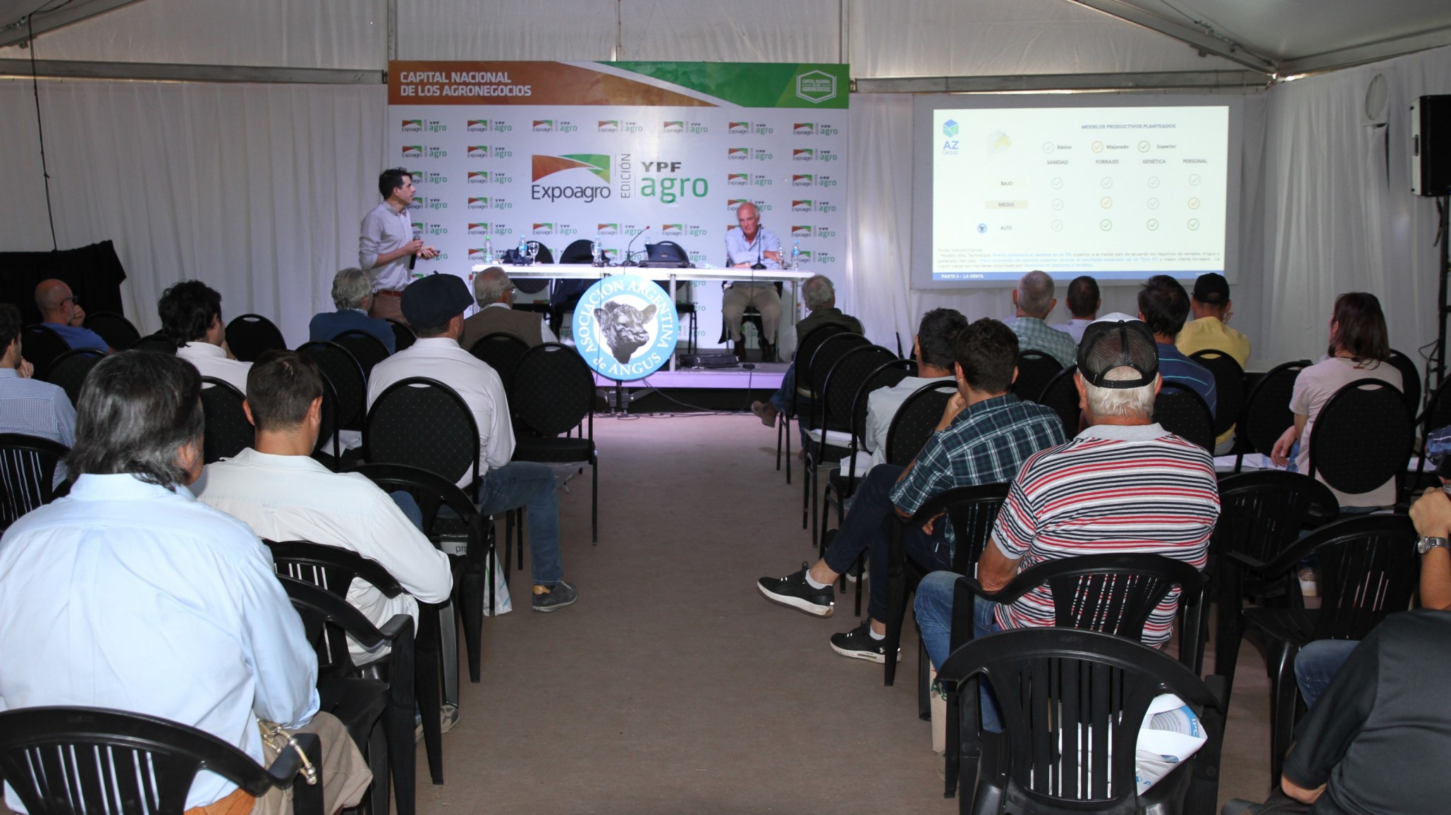 Angus promete una fuerte presencia