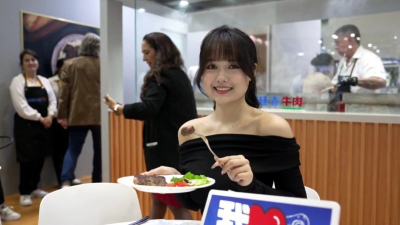 La carne argentina copa los medios chinos